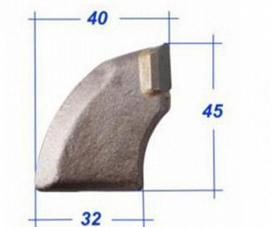 Резец плоский ST50
