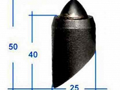 Резец круглый С25